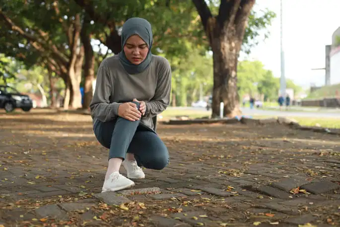 lutut sakit setelah jongkok