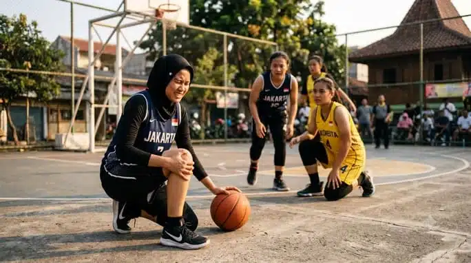 cedera pemain basket
