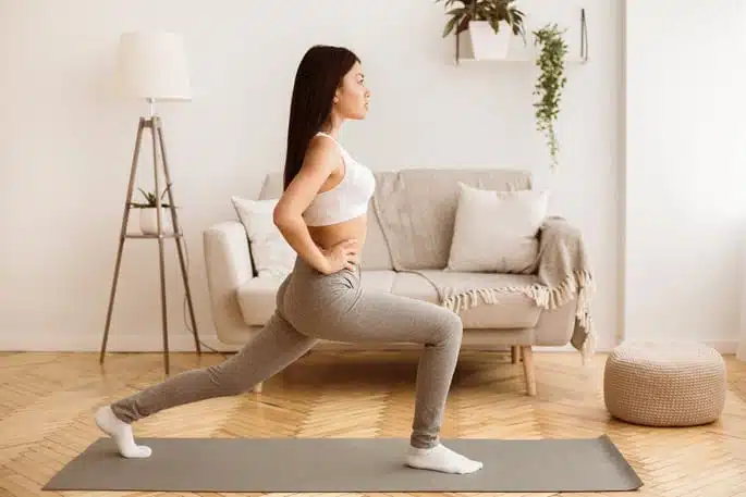 leg day di rumah lunge